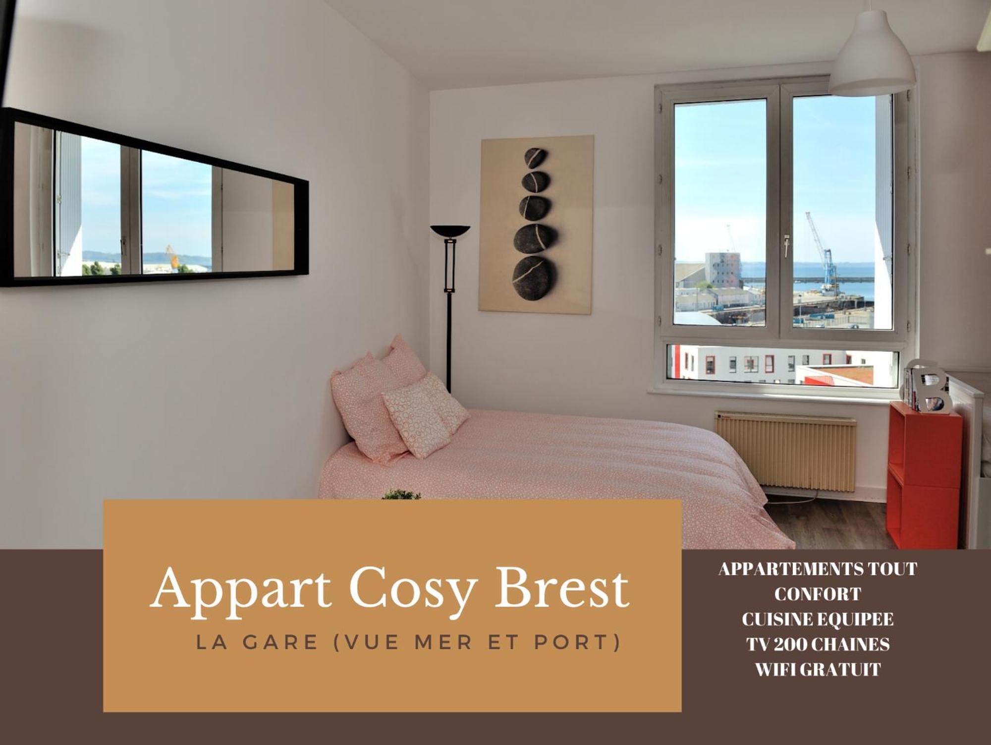 Appart Cosy Brest Quarto foto